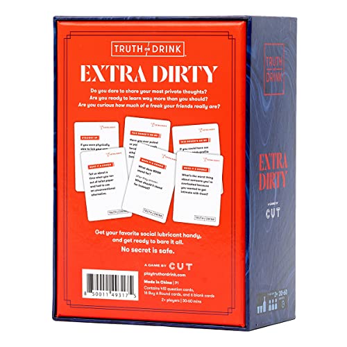 Amazon Com Truth Or Drink Extra Dirty Edition By Cut Unleash Your Wild Side With 400 Daring Nsfw Questions Stand Alone Or Expansion Pack Toys Games