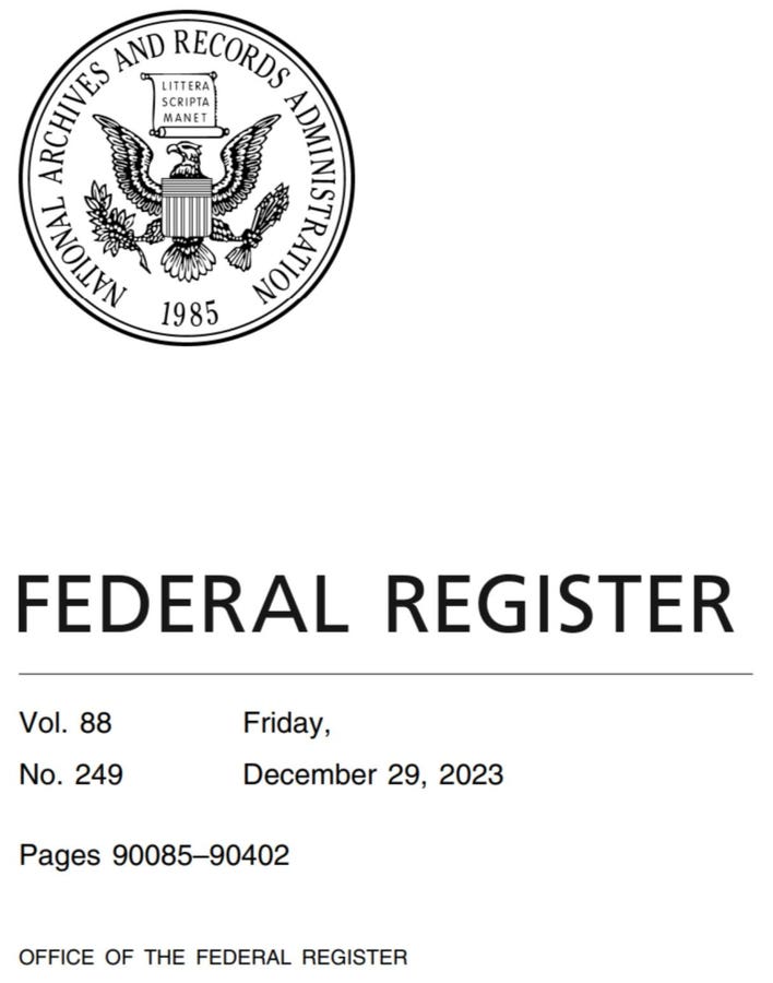 Biden S 2023 Federal Register Page Count Is The Second Highest Ever