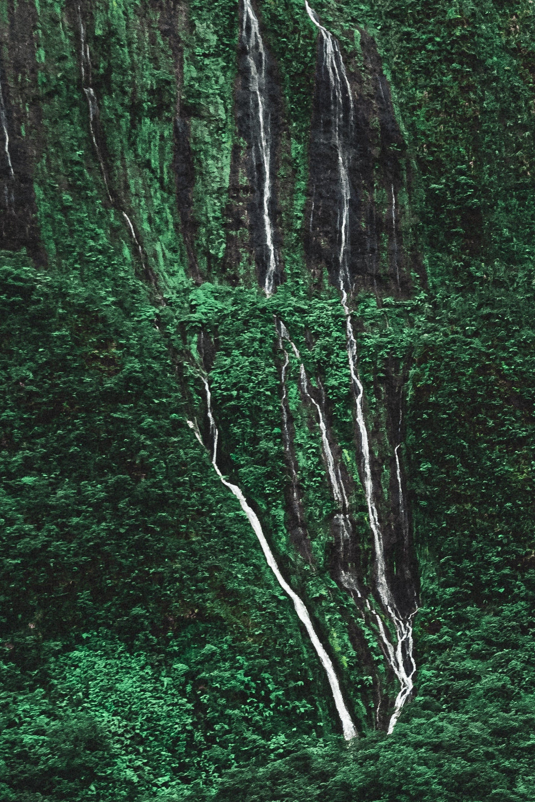 Cascading Tears Valley Of Tears Unveiled Hawaii Waterfall Artwork