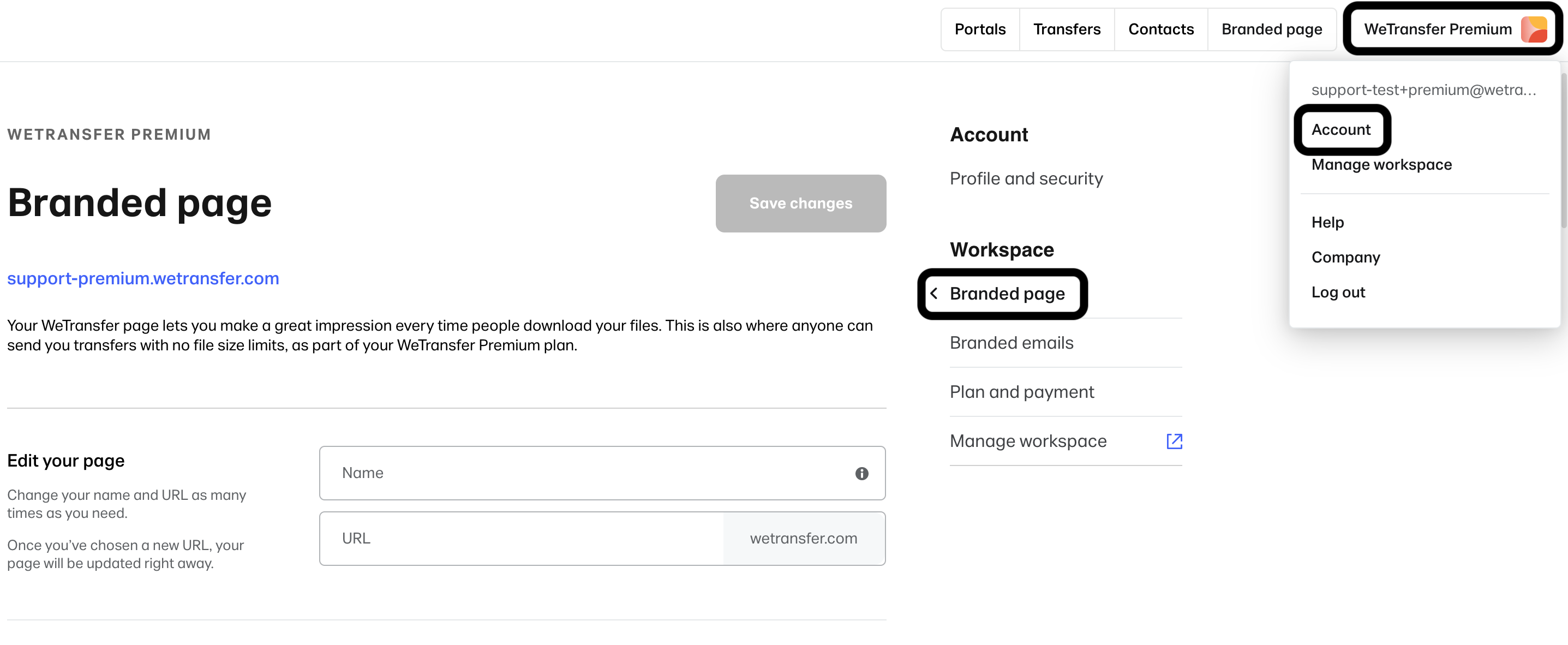 How To Claim Or Change Your Custom Wetransfer Url Wetransfer Support