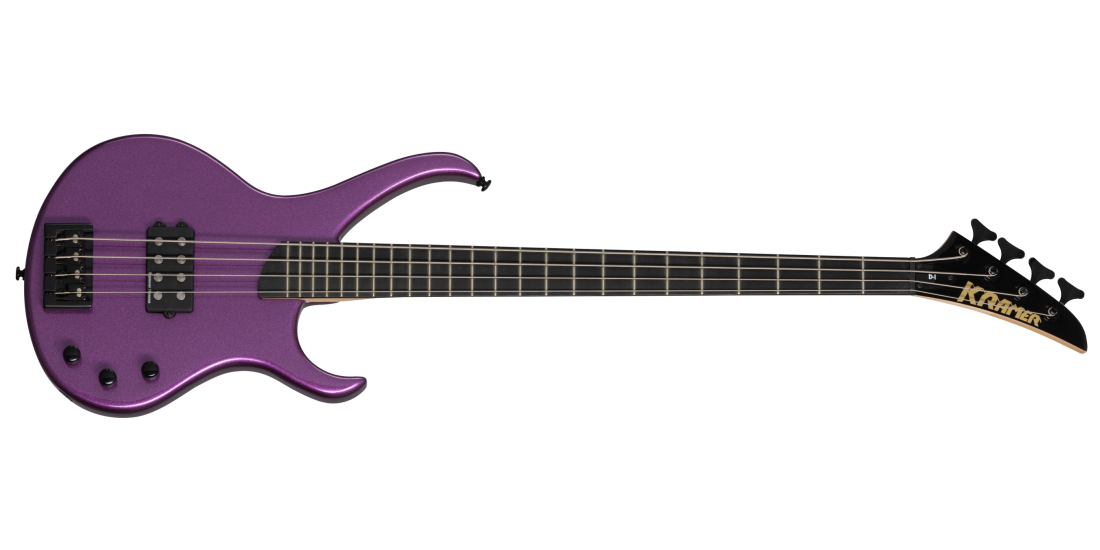 Kramer Disciple D 1 Bass Guitar Thundercracker Purple Metallic Pmt