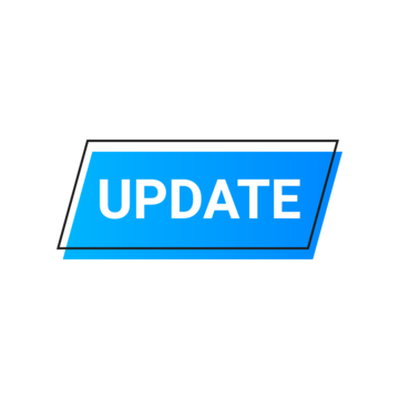 New Update Label Vector Illustration New Updates Notifications Label