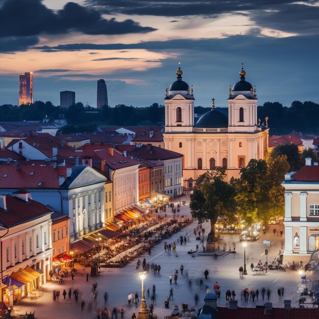 Premium Ai Image Vibrant Charm Of Vilnius Mustvisit Attractions And