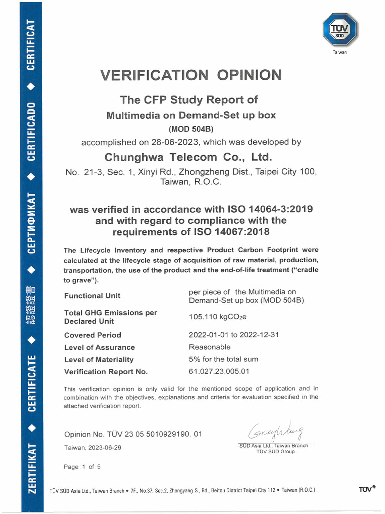 Repsol Awarded Iso 14067 Certification By Lrqa Lrqa