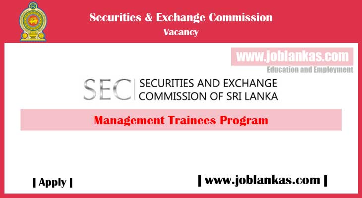 Sec Sri Lanka Management Trainees Program Vacancies 2023