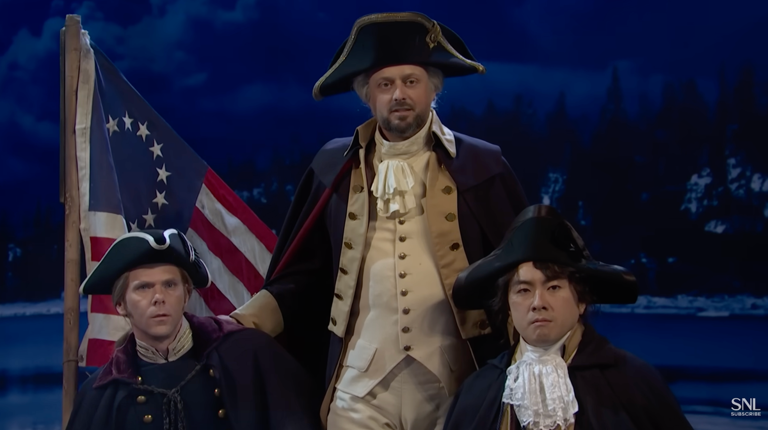 Snl S Nate Bargatze Delivers Part Two Of Washington S Dream Which