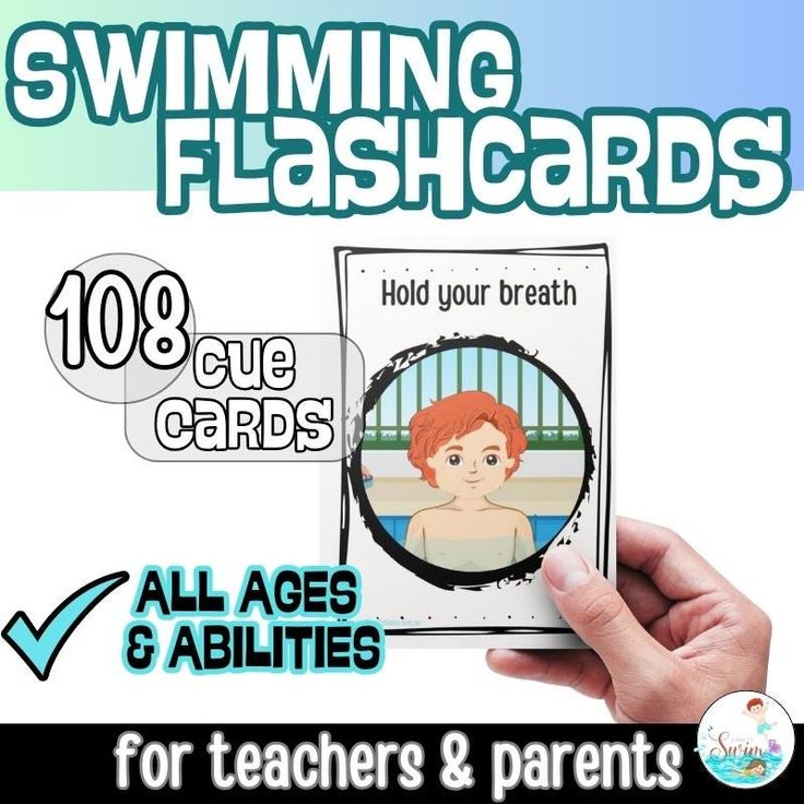 Swimmer Visual Cards For Swimming Teachers Visual Aids Swimming Cues