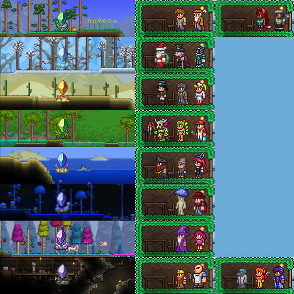 Terraria 1 4 Optimal Npc Happiness Housing Guide Steamah