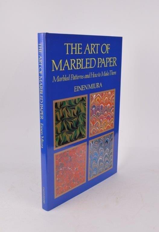 The Art Of Marbled Paper Marbled Patterns And How To Make Them Miura Einen 9784770015488 Amazon Com Books