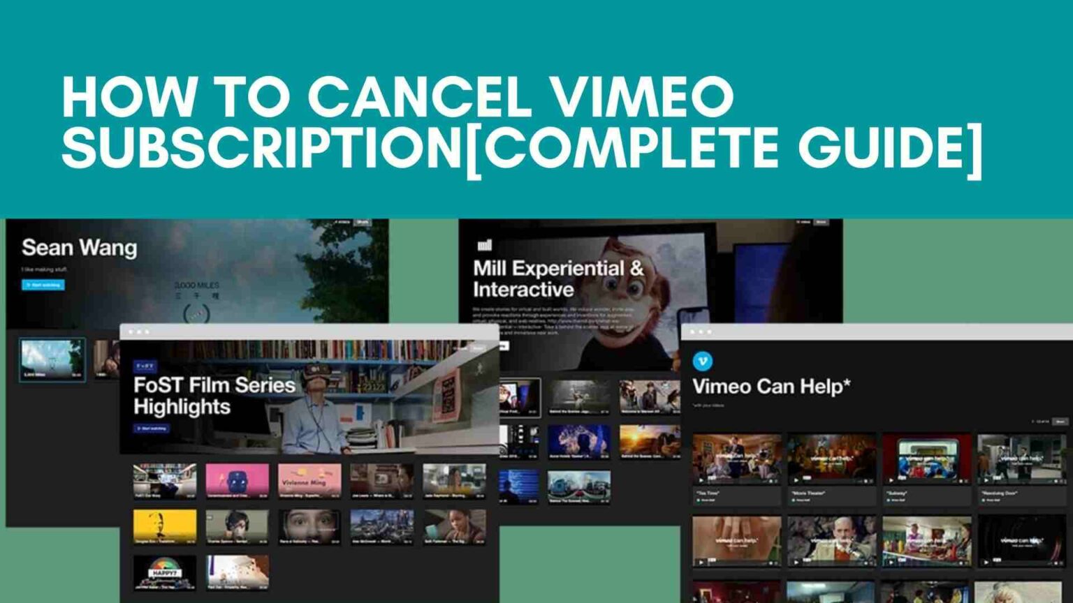 Vimeo Subscription Cancellation: Quick, Easy, Nofuss Guide