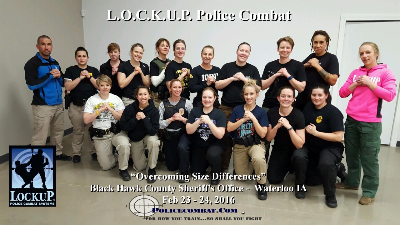 Waterloo Ia Overcoming Size Differences For Female Enforcers