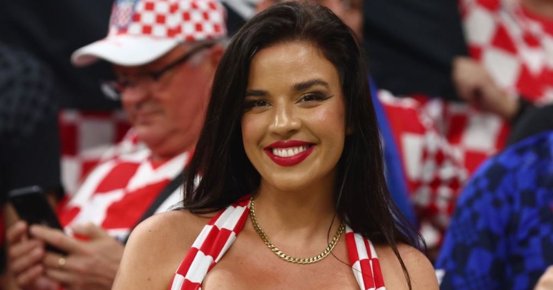 World Cup S Sexiest Fan Turns Heads Again In Daring Outfit At Croatia